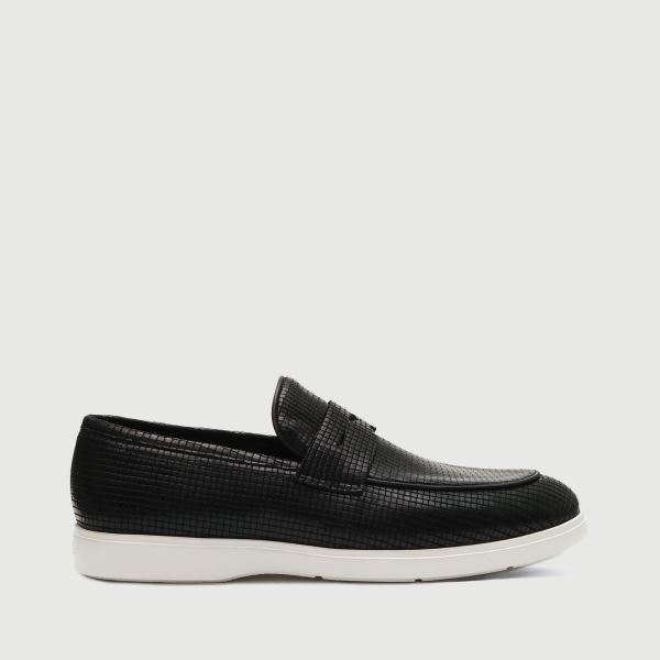 Siyah Erkek Deri Loafer